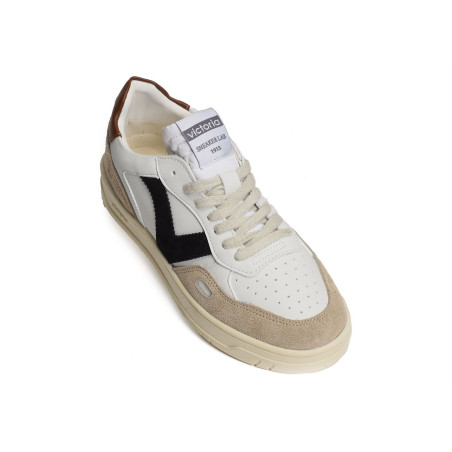1257101 Blanc Camel, Sneakers basses Victoria