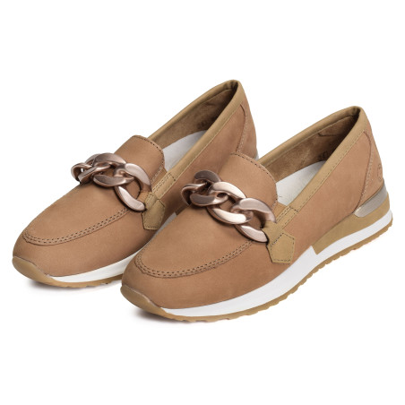 R2544 Beige, Mocassins Remonte