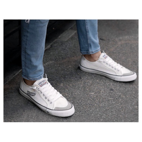 30ST027 Blanc, Chaussures basses Dockers