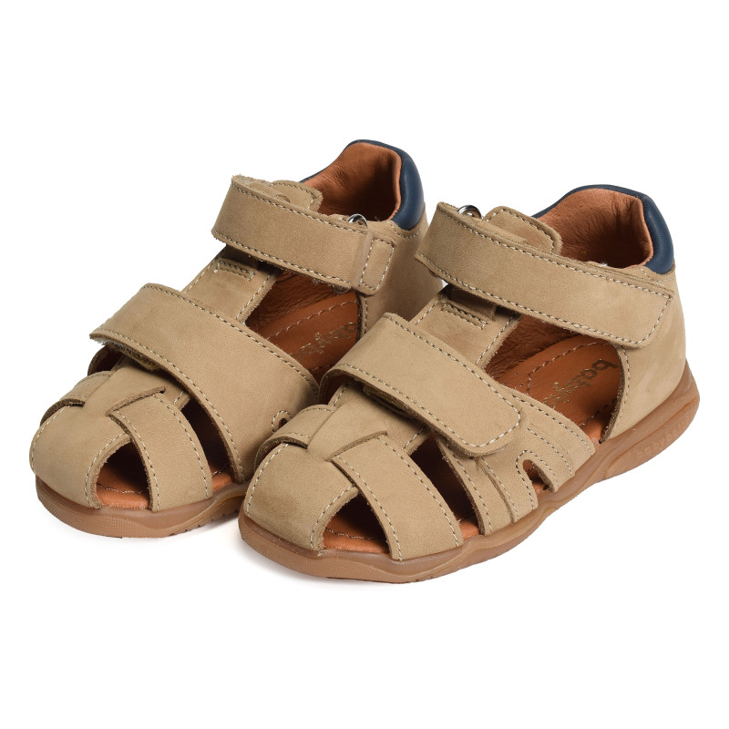 TITOF Beige Bleu, Sandales plates & Nu-Pieds Babybotte