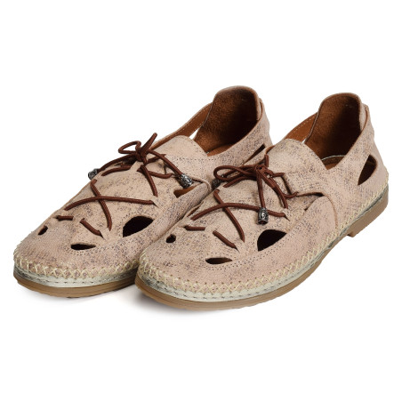 MOLENE Beige, Richelieus Madory