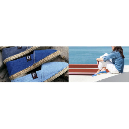 ICONIQUES UNIES Bleu, Espadrilles Art Of Soule