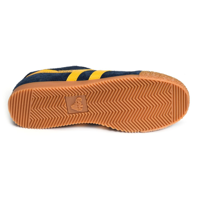HARRIER SUEDE TRAINERS Marine Jaune, Sneakers basses Gola