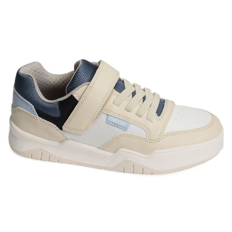 J PERTH BE Beige Blanc, Sneakers basses Geox