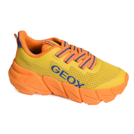 J FLEXYPER FAST A Jaune Orange, Baskets running Geox