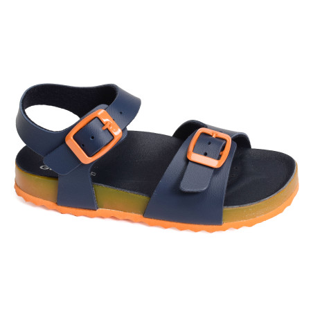 J GHITA BC Marine Orange, Sandales plates & Nu-Pieds Geox