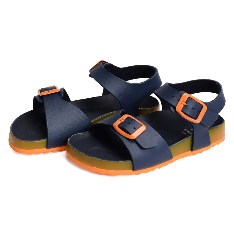 J GHITA BC Marine Orange, Sandales plates & Nu-Pieds Geox