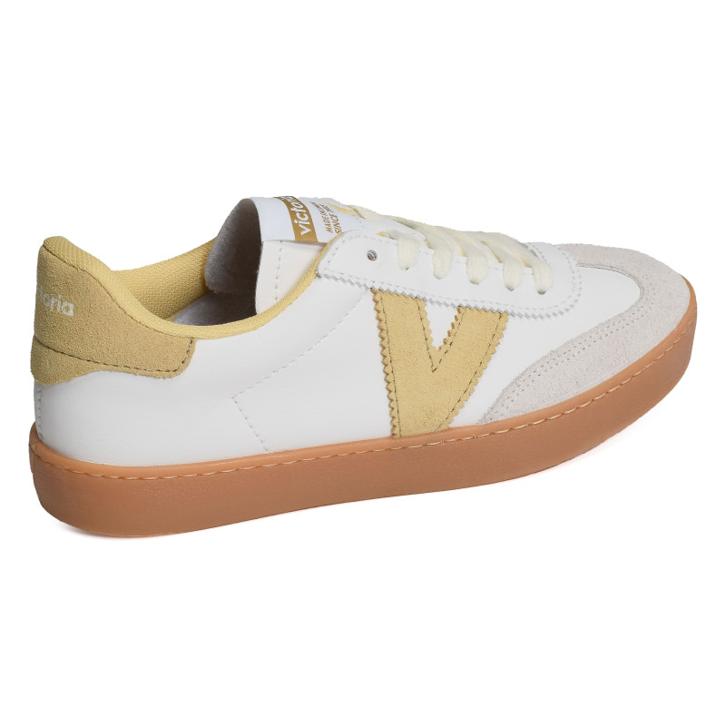 1126206 Blanc Jaune, Sneakers basses Victoria