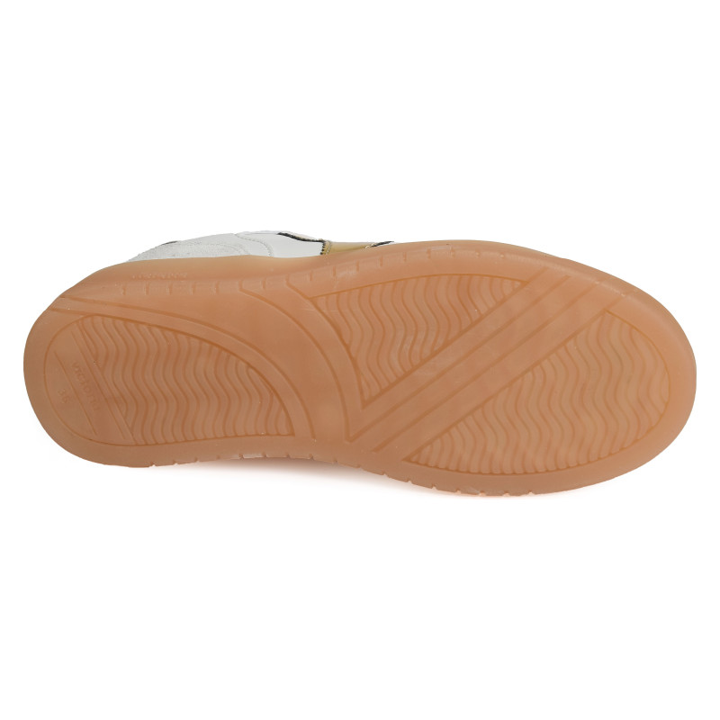 1257130 Blanc Or, Sneakers basses Victoria