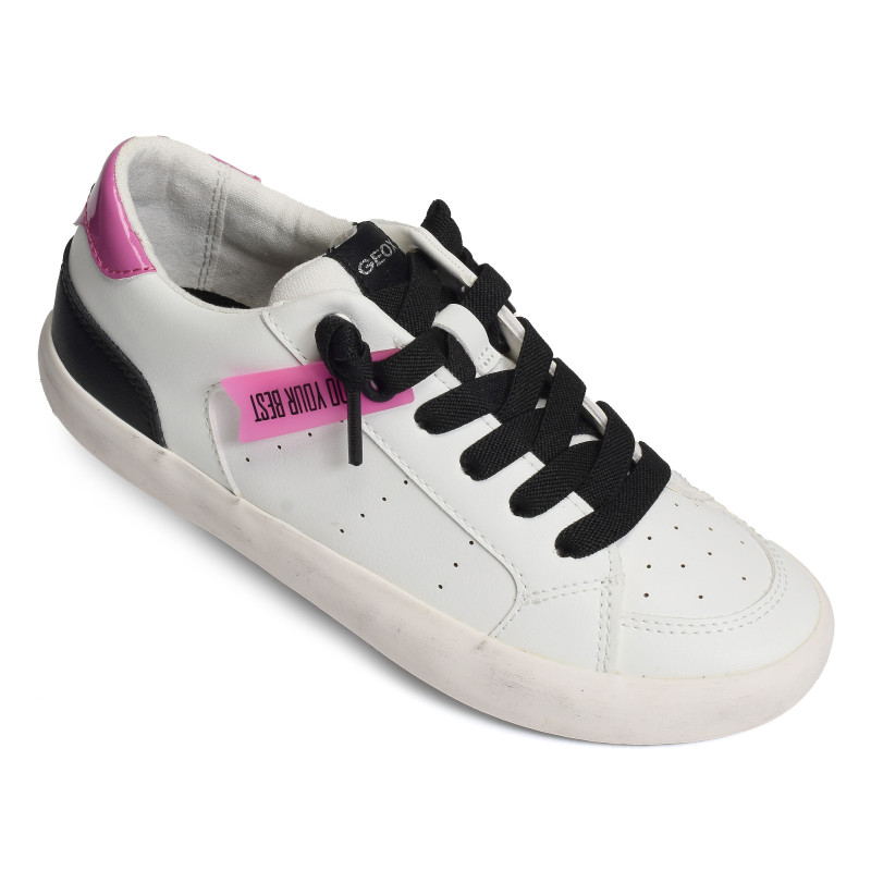 J GISLI GA Blanc Rose, Sneakers basses Geox