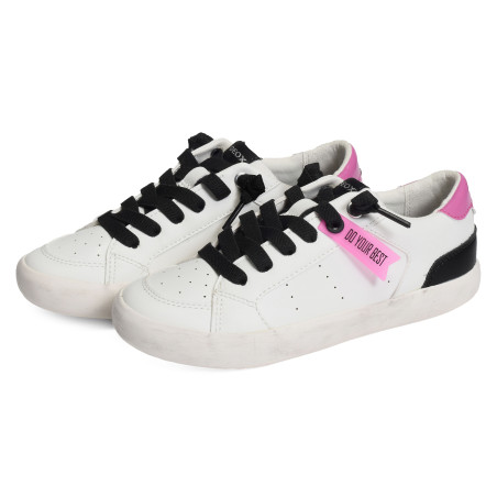 J GISLI GA Blanc Rose, Sneakers basses Geox