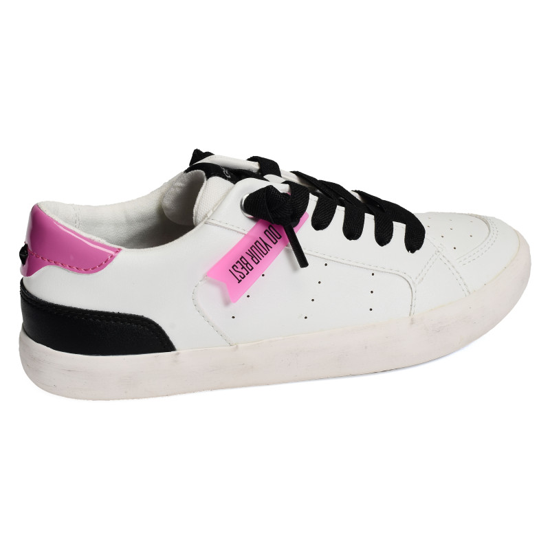 J GISLI GA Blanc Rose, Sneakers basses Geox