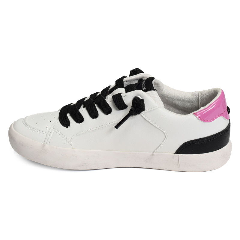 J GISLI GA Blanc Rose, Sneakers basses Geox