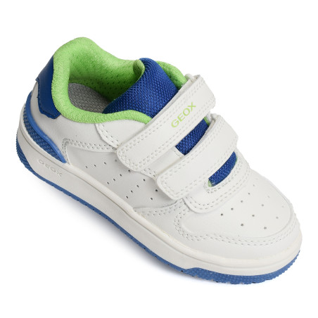 J WASHIBA A BOY Blanc Bleu, Sneakers basses Geox