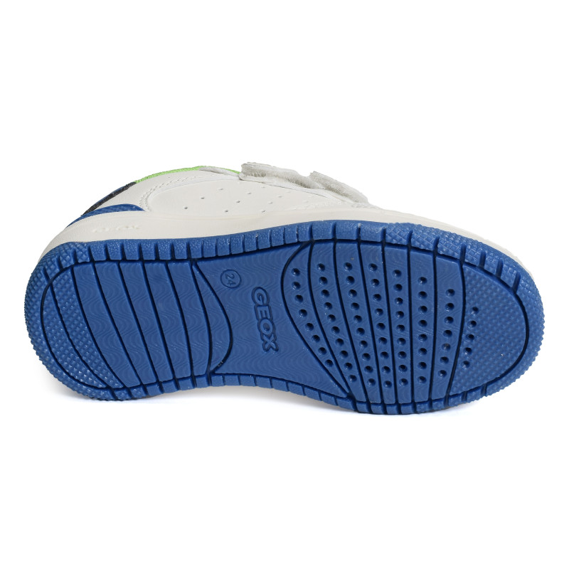 J WASHIBA A BOY Blanc Bleu, Sneakers basses Geox
