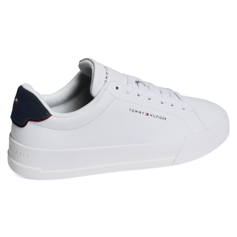 TH COURT LTH 5367 Blanc Marine, Sneakers basses Tommy Hilfiger