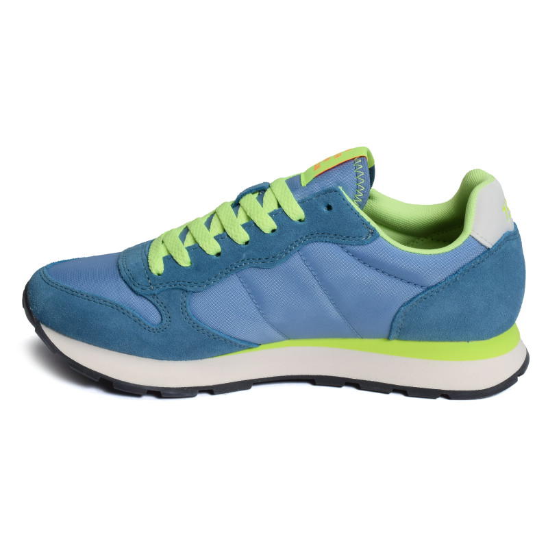 TOM FLUO Bleu, Baskets running Sun 68