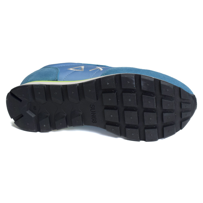 TOM FLUO Bleu, Baskets running Sun 68