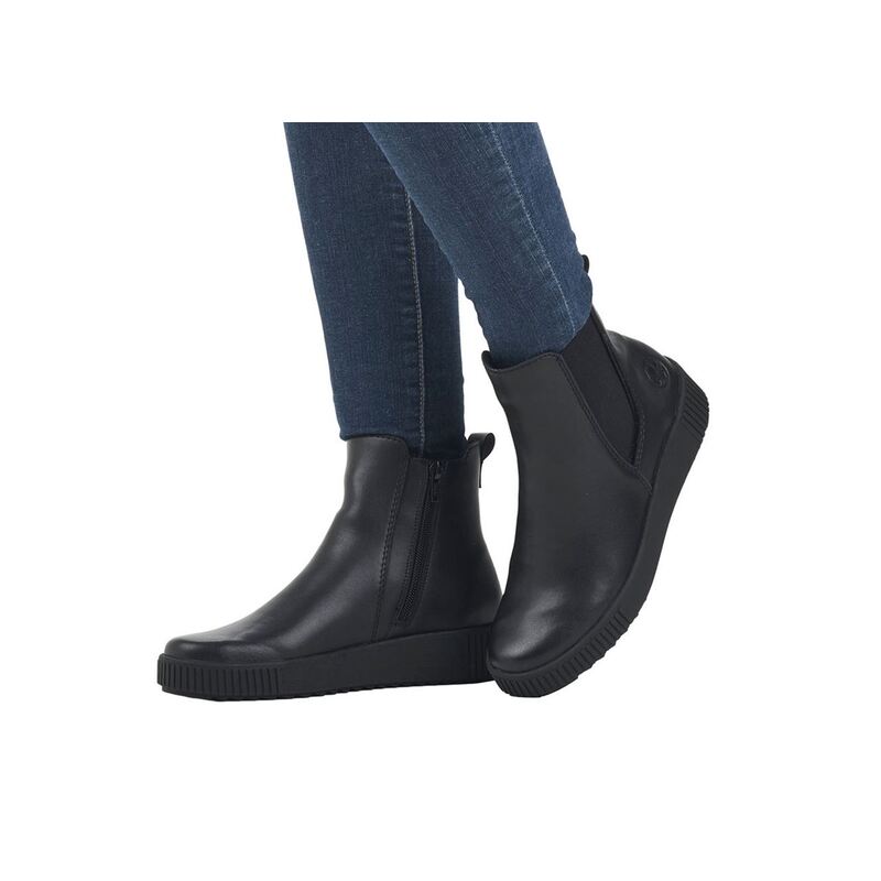 Y6451 Noir, Chelsea boots Rieker