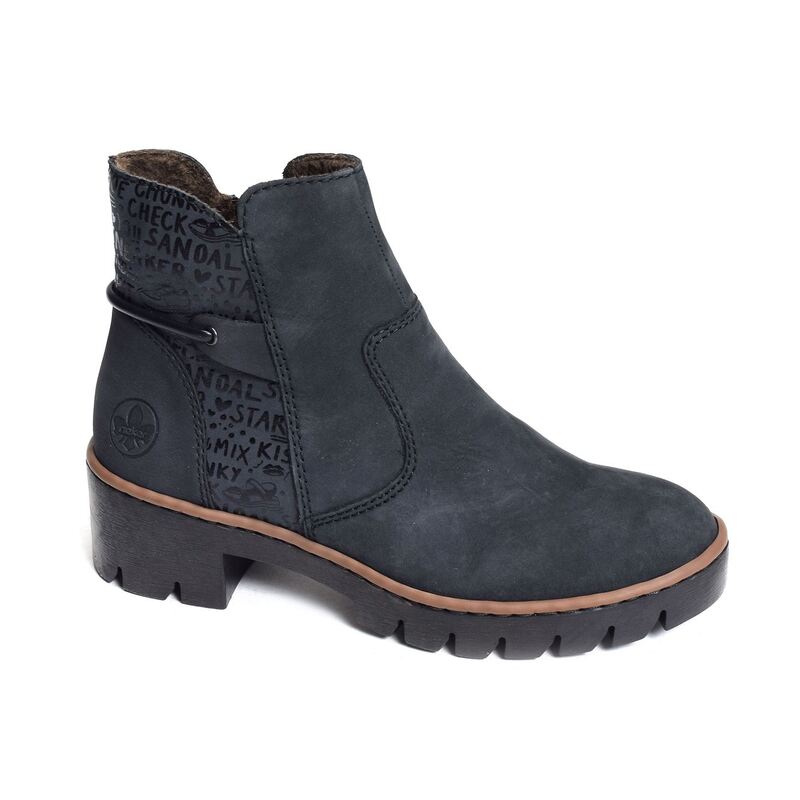 X5755 Marine, Bottines Rieker