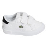 INFANTS POWERCOURT SNEAKERS Blanc Noir, Sneakers basses Lacoste