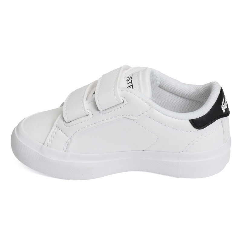 INFANTS POWERCOURT SNEAKERS Blanc Noir, Sneakers basses Lacoste