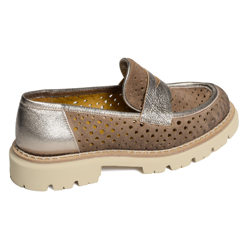 7331 Taupe Platine, Mocassins Mat 20