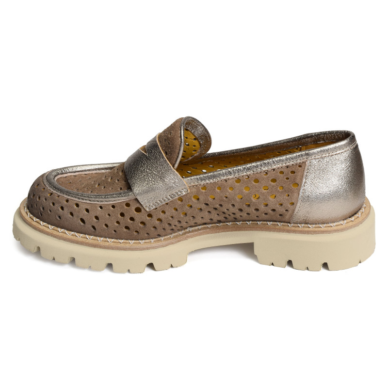 7331 Taupe Platine, Mocassins Mat 20