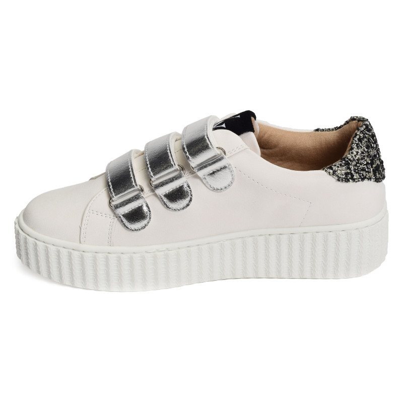 POMELINE Blanc Argent, Sneakers basses Vanessa Wu