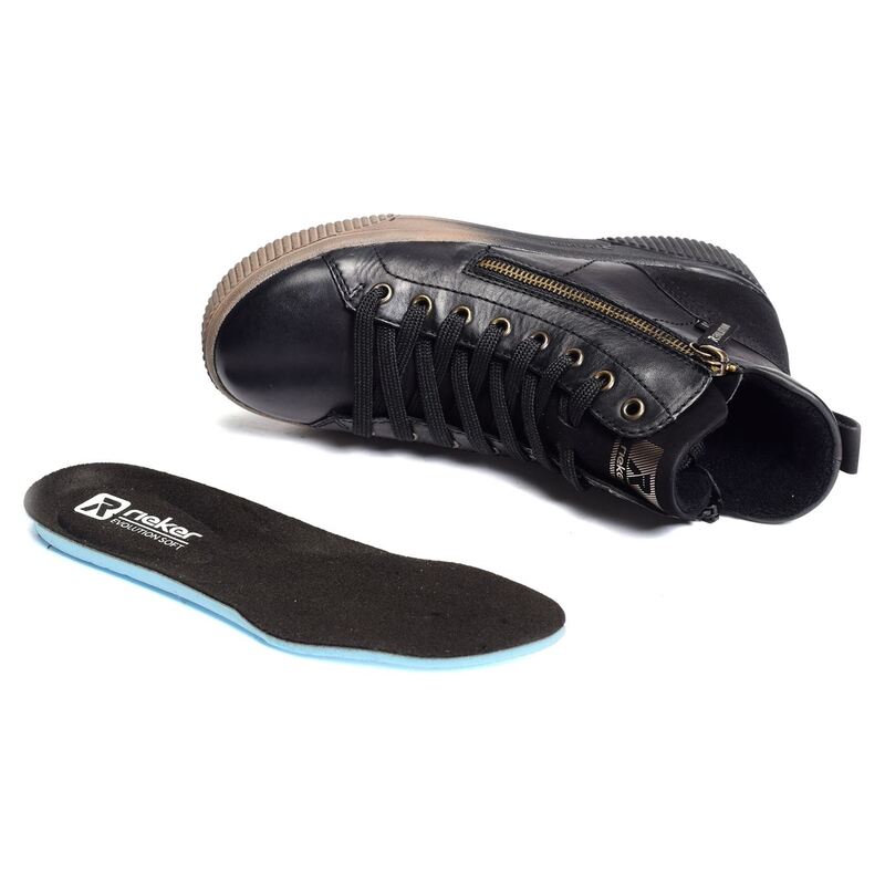 W0761 Noir, Boots Rieker