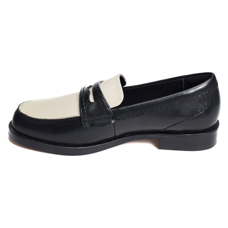 STRAVEN EDGE Noir Blanc, Mocassins Clarks