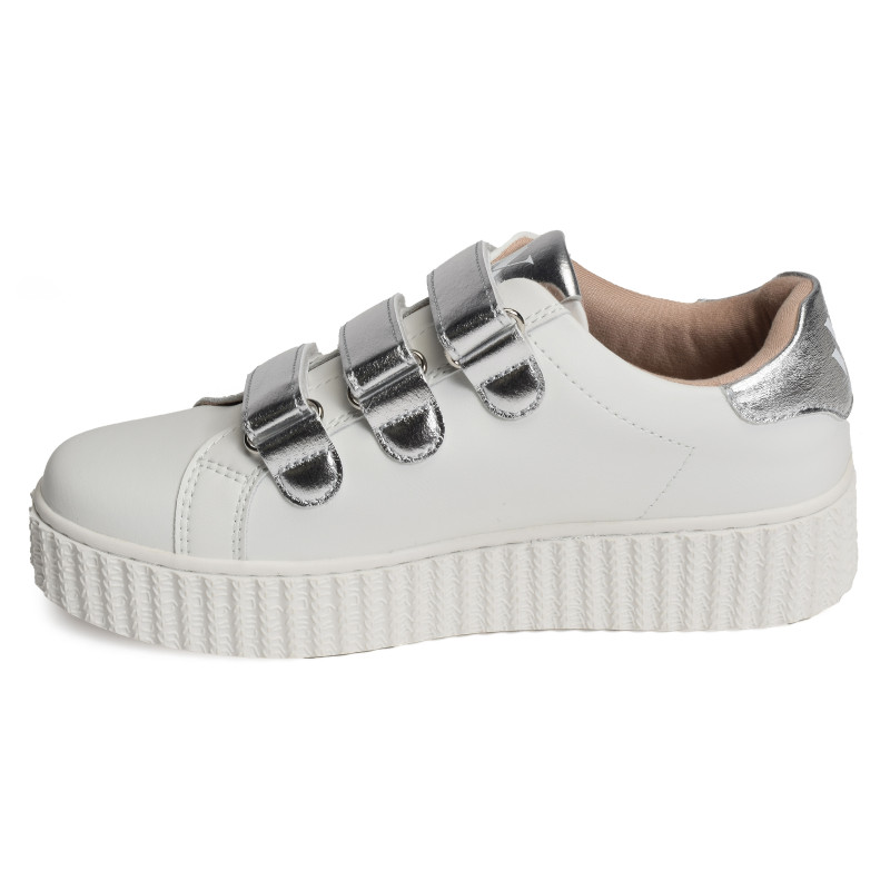 KANDIA Blanc Argent, Sneakers basses Vanessa Wu