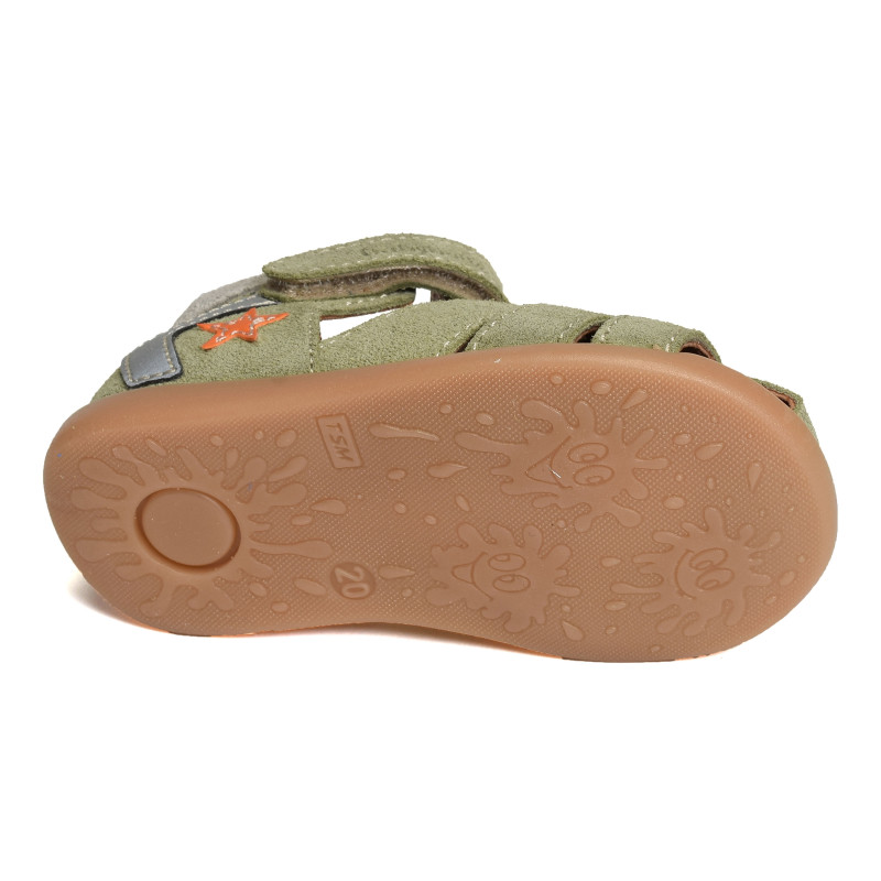 GIULIO Vert, Sandales plates & Nu-Pieds Babybotte