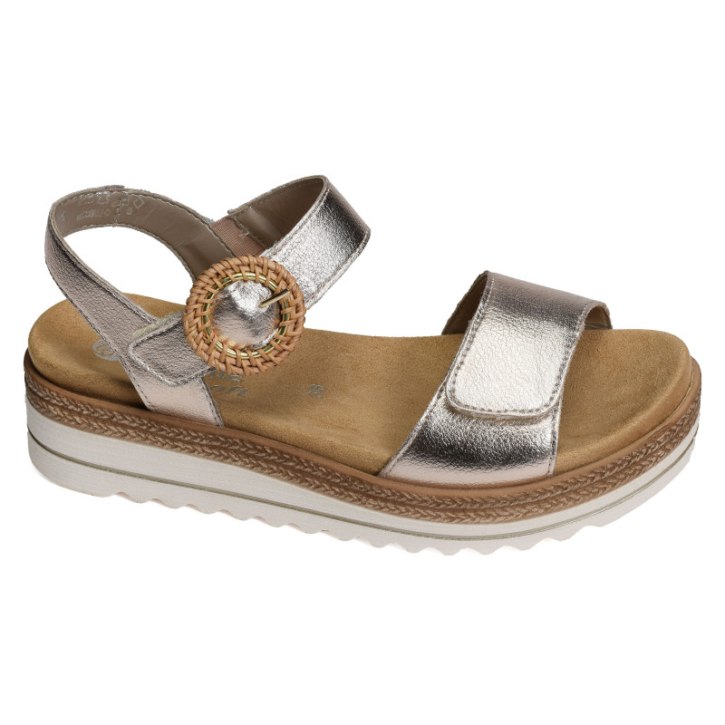 D0Q52 Bronze, Sandales compensées Remonte