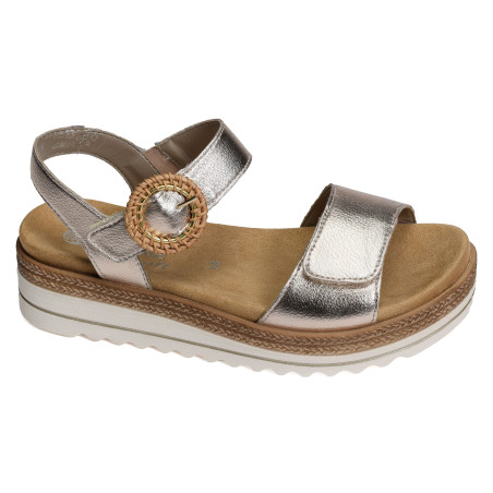 D0Q52 Bronze, Sandales compensées Remonte