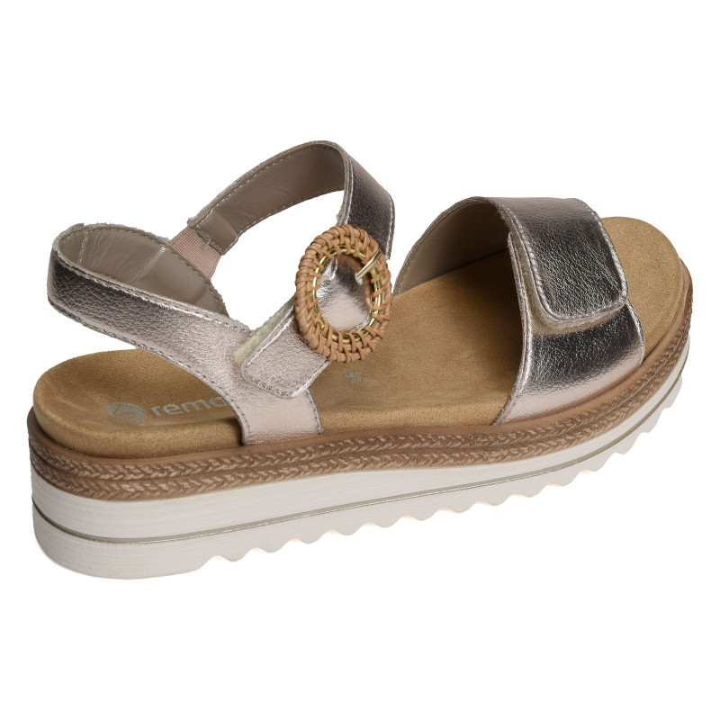 D0Q52 Bronze, Sandales compensées Remonte