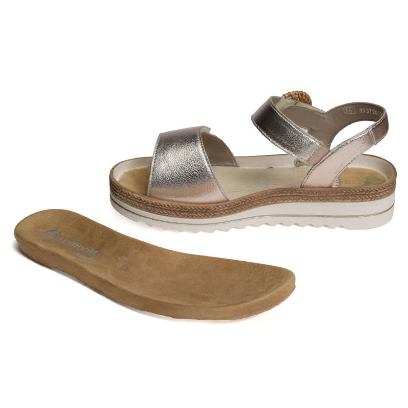 D0Q52 Bronze, Sandales compensées Remonte