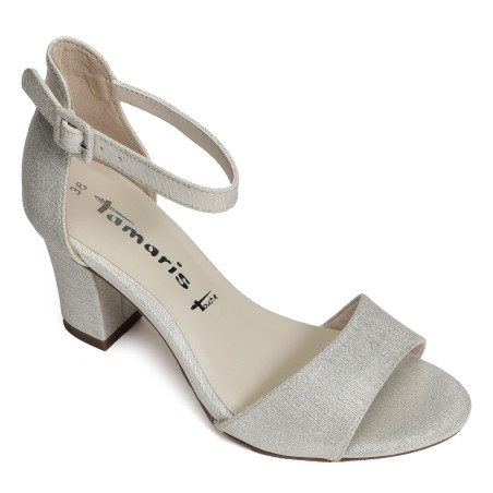 28396 Champagne, Nu-Pieds à talon Tamaris