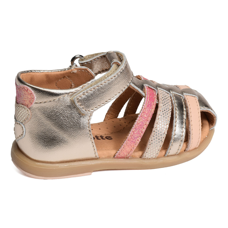TERIYAKI Platine Corail, Sandales plates & Nu-Pieds Babybotte