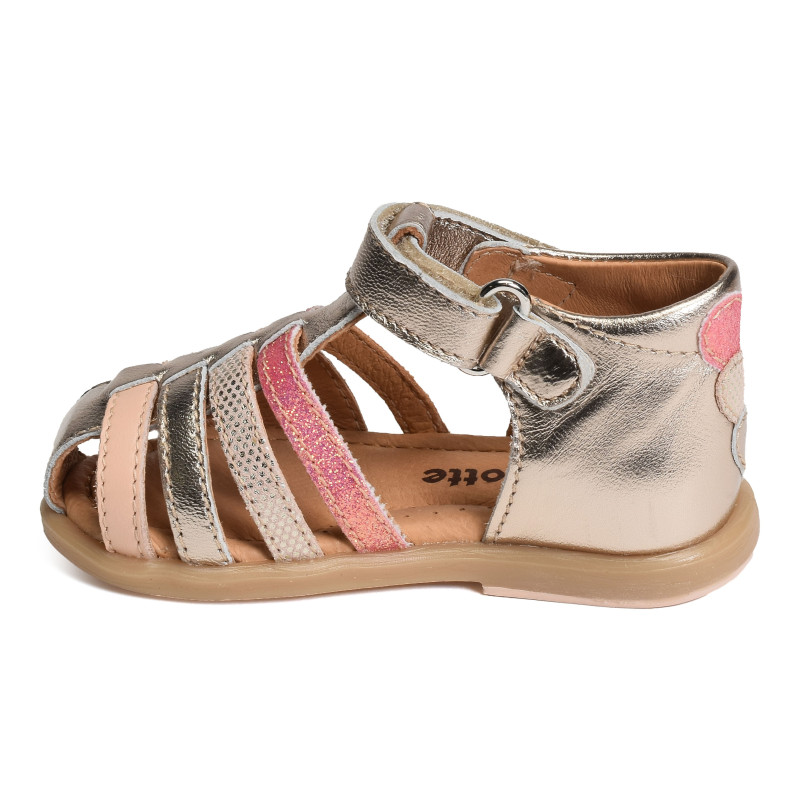 TERIYAKI Platine Corail, Sandales plates & Nu-Pieds Babybotte