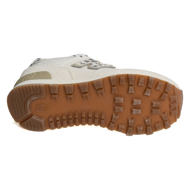 PC574 Blanc Léopard, Baskets running New Balance