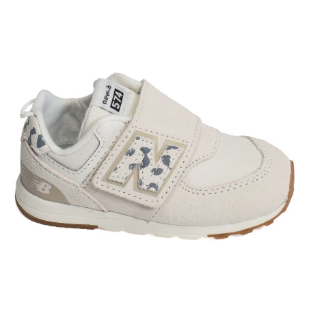 NW574 Blanc Léopard, Baskets running New Balance