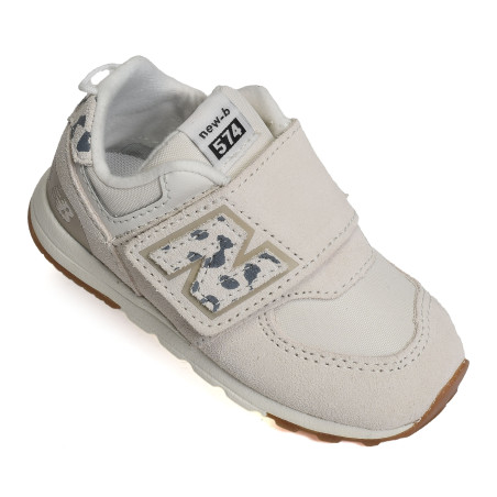 NW574 Blanc Léopard, Baskets running New Balance