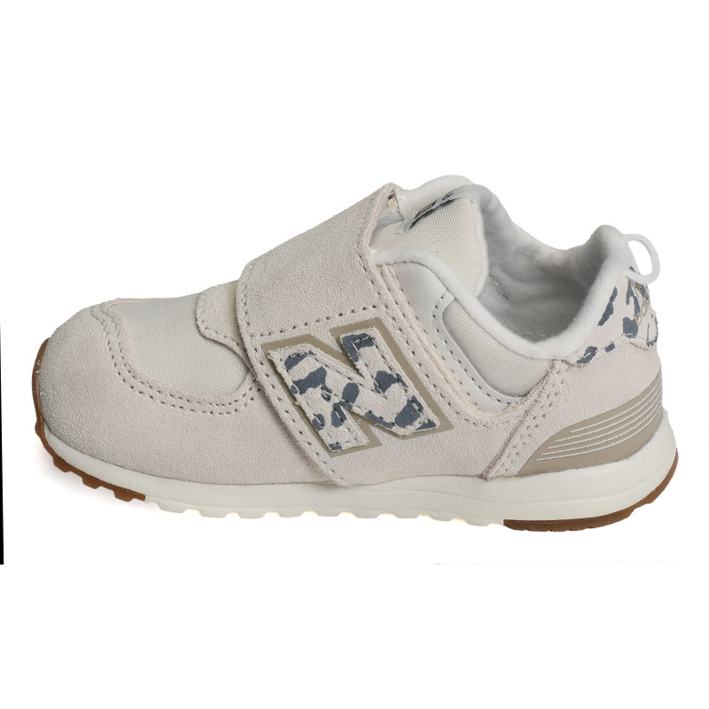 NW574 Blanc Léopard, Baskets running New Balance