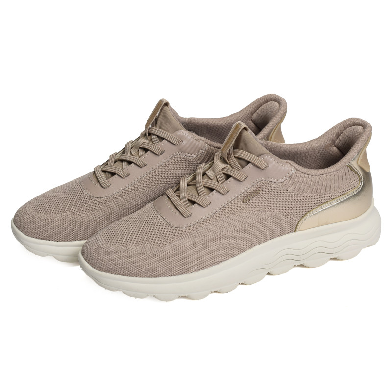 D SPHERICA PLUS A Taupe Or, Slip-On Geox