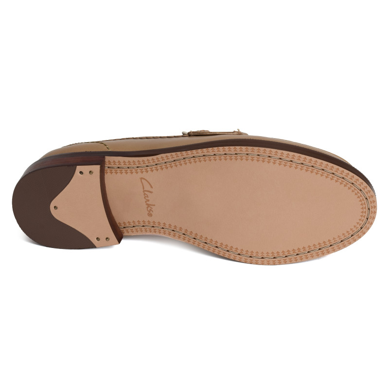 STRAVEN EDGE Tan Blanc, Mocassins Clarks