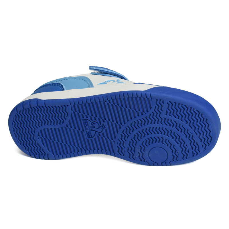 LCS COURT GIRL Blanc Bleu, Sneakers basses Le Coq Sportif