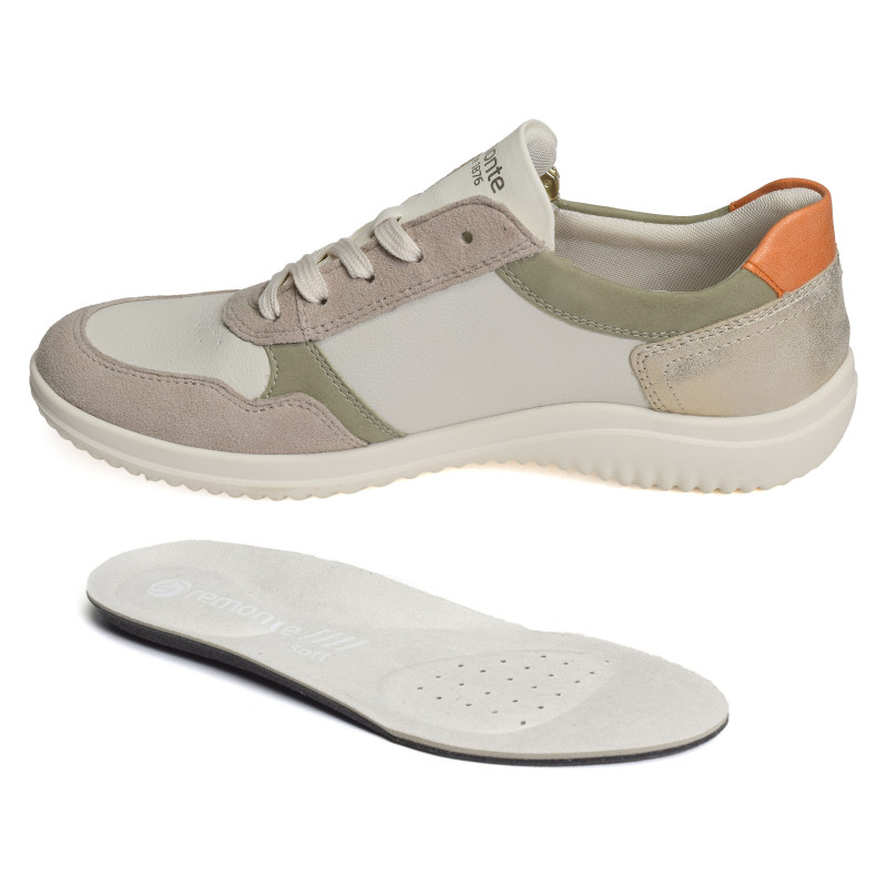 D1E06 Beige, Sneakers basses Remonte
