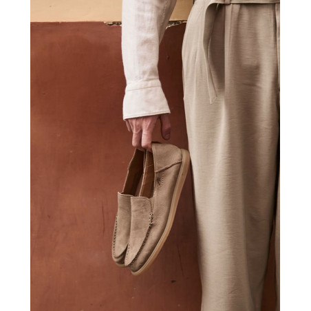 TRIBAL F2193 Taupe, Slip-On Fluchos