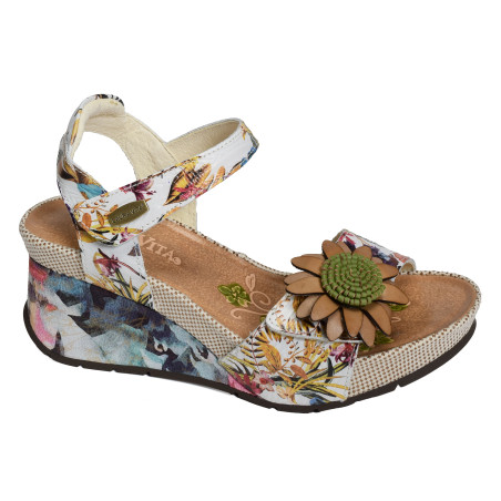 BARRY 36 Beige, Sandales compensées Laura Vita